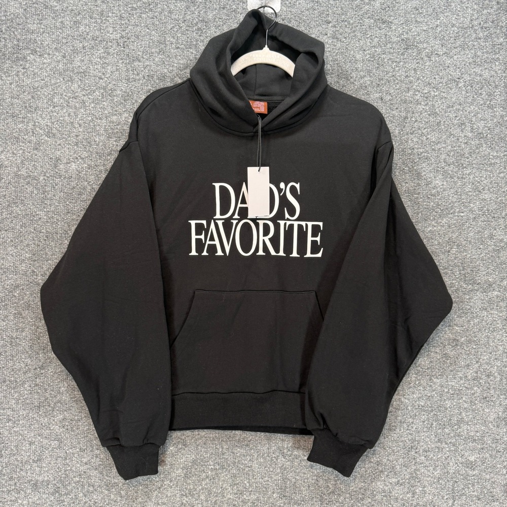 Praying Hoodie Unisex XS Black Dads Favorite Graphic Print Streetwear God NEW